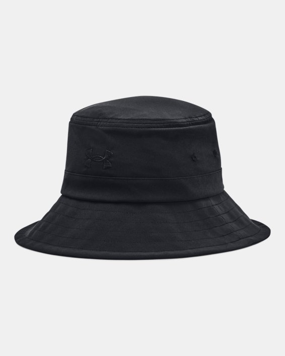 Women's UA Wide Brim Bucket Hat, Black, pdpMainDesktop image number 0